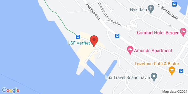 Map displaying event location