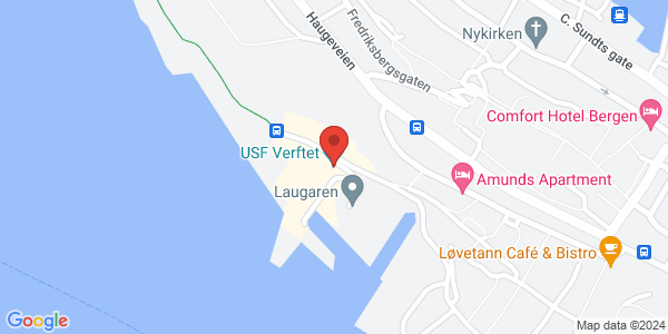 Kart som viser hvor arrangementet foregår