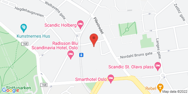 Map displaying event location