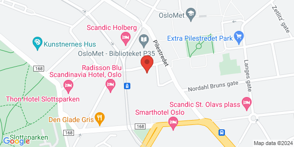 Map displaying event location
