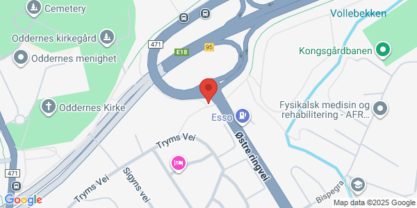 Map displaying event location