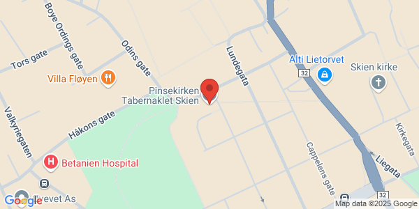 Map displaying event location