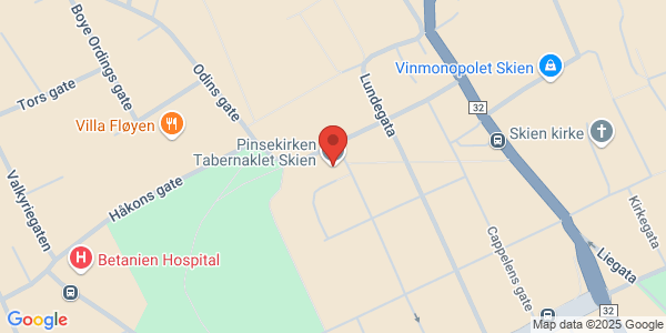 Map displaying event location