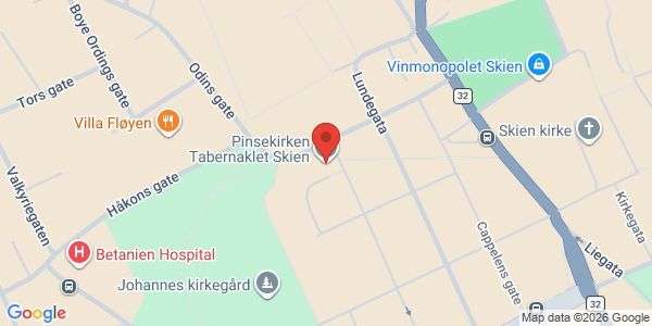 Map displaying event location