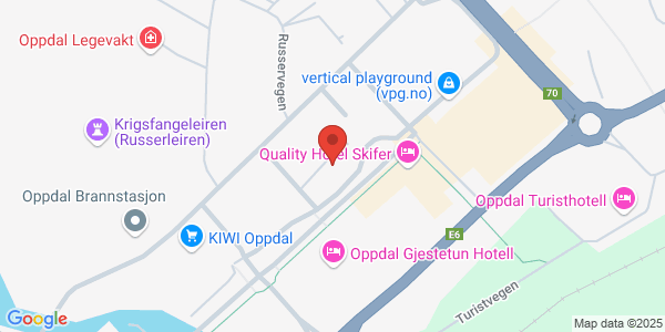 Map displaying event location