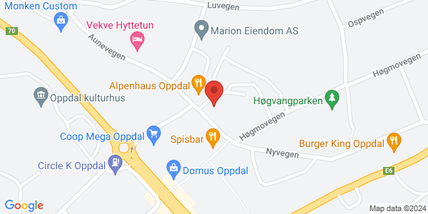 Map displaying event location