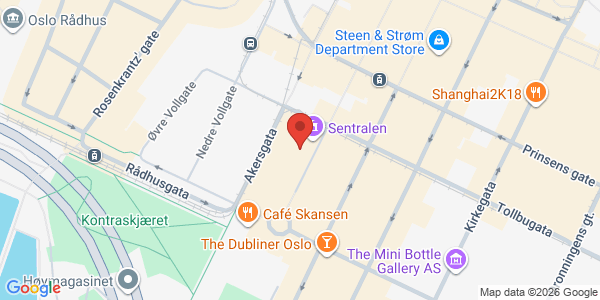 Map displaying event location