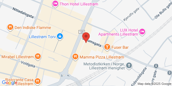 Map displaying event location