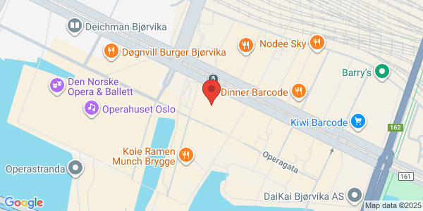 Map displaying event location