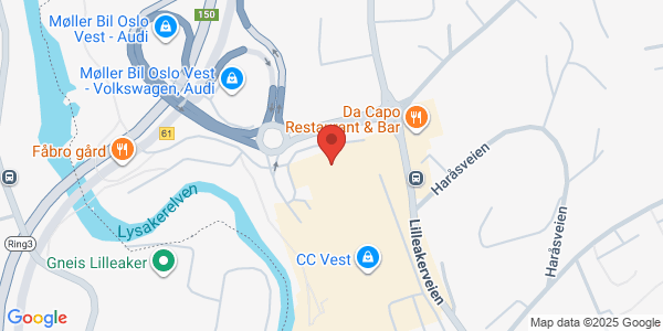 Map displaying event location