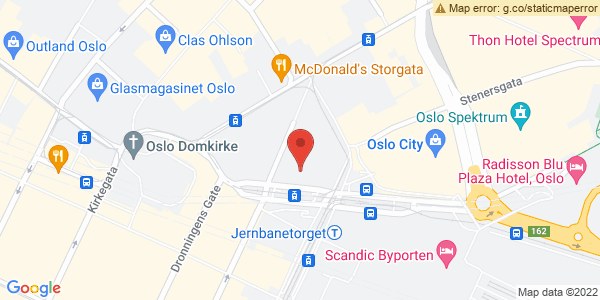 Map displaying event location