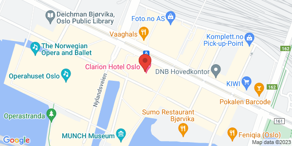 Map displaying event location