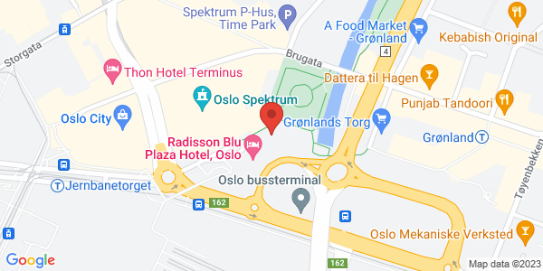 Map displaying event location