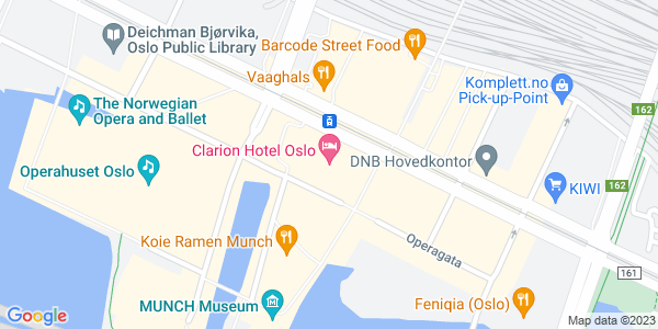 Map displaying event location