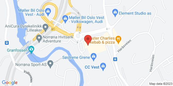 Map displaying event location