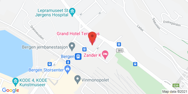 Map displaying event location