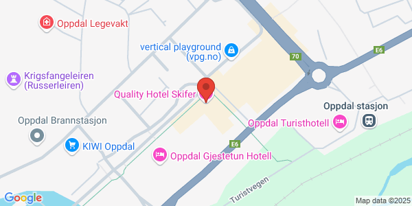 Map displaying event location