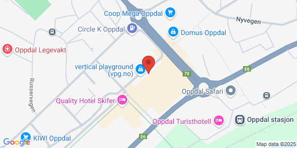 Map displaying event location