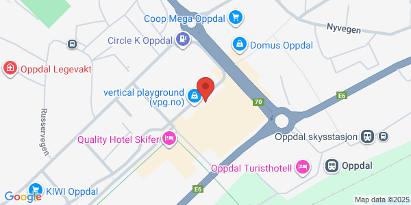 Map displaying event location