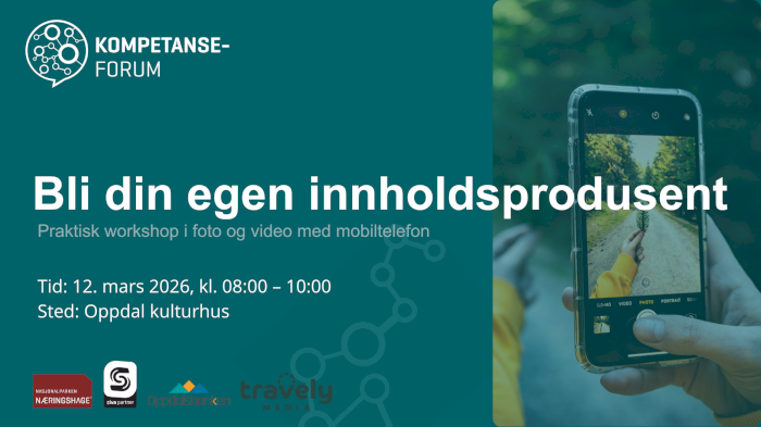 Bli din egen innholdsprodusent - foto og video med mobiltelefonen