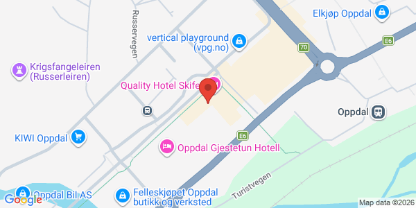 Map displaying event location