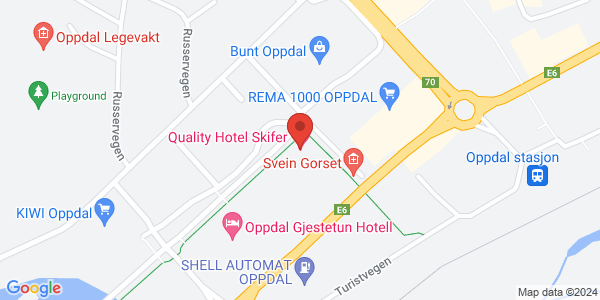 Map displaying event location