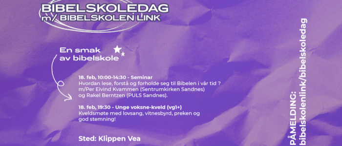 En smak av bibelskole