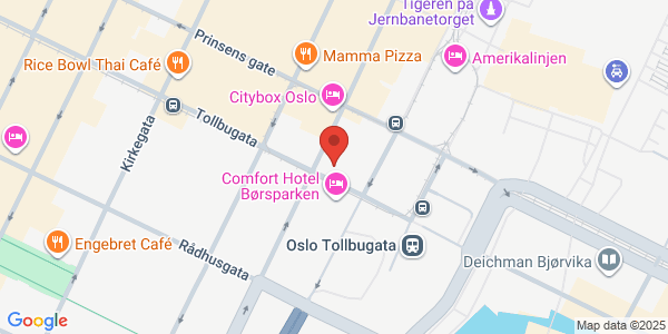 Map displaying event location