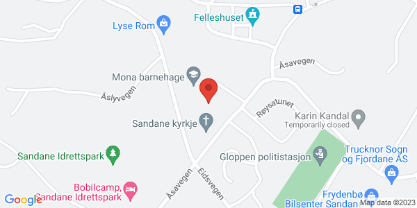 Map displaying event location
