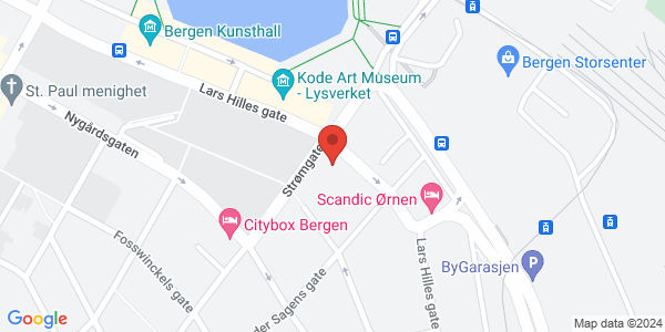 Map displaying event location