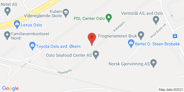 Map displaying event location