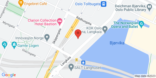 Map displaying event location
