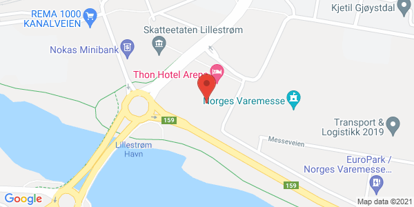 Map displaying event location