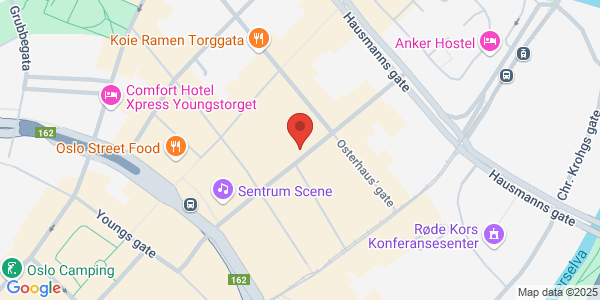 Map displaying event location