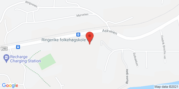 Map displaying event location