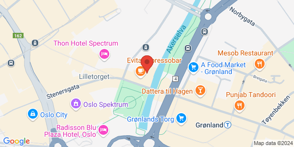 Map displaying event location