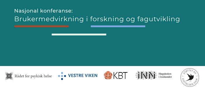 Konferanse: Brukermedvirkning i forskning og fagutvikling