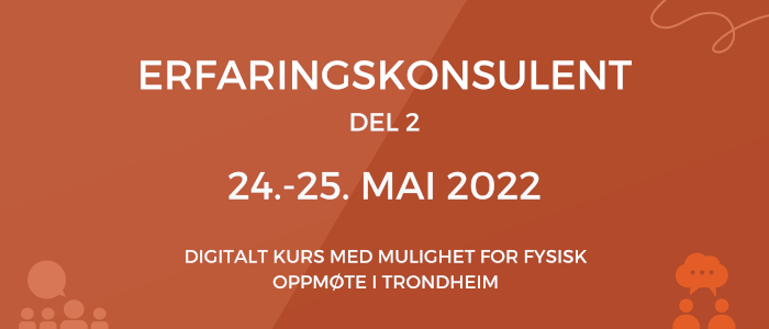 Erfaringskonsulentkurs del 2