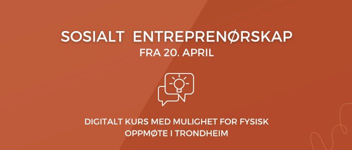 Kurs i sosialt entreprenørskap