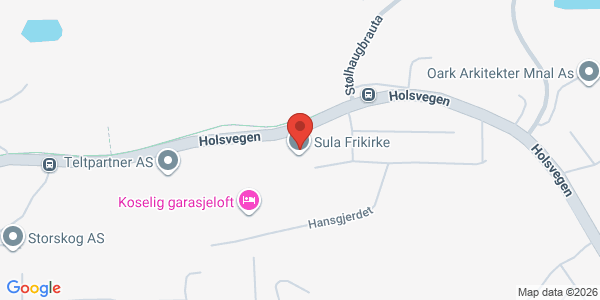 Kart som viser hvor arrangementet foregår