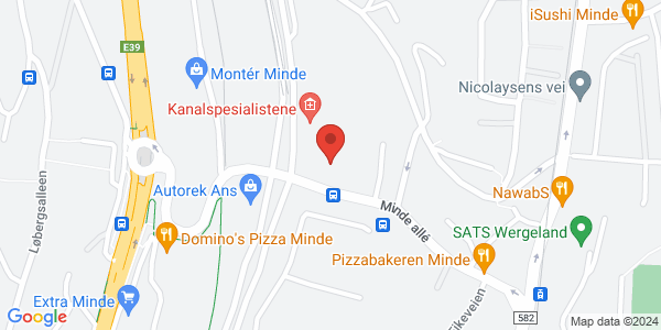 Map displaying event location