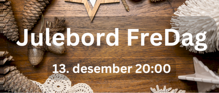 Julebord FreDag 13.12.24