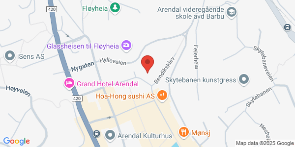 Map displaying event location