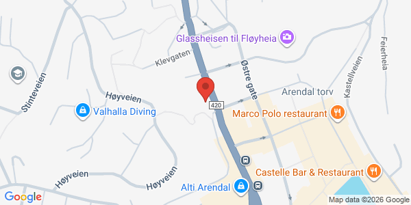 Map displaying event location