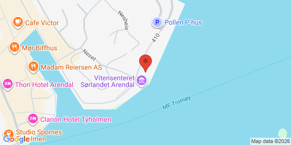Kart som viser hvor arrangementet foregår
