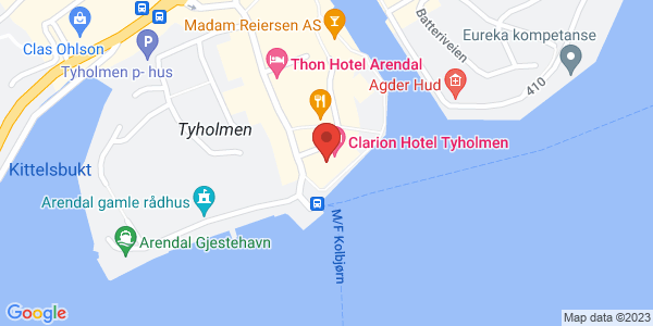 Map displaying event location