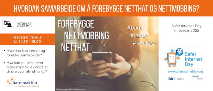 Hvordan kan lærere og foreldre samarbeide om å forebygge netthat og nettmobbing?
