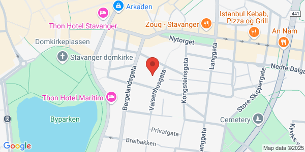 Map displaying event location