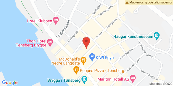 Map displaying event location