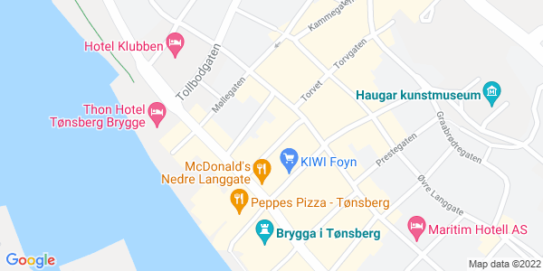 Map displaying event location